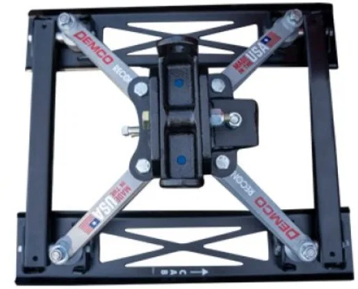 8550072 – DEMCO Fifth Wheel Trailer Hitch, Fixed 3 Piece 20000 Pound Capacity For Use With OEM Puck Systems and 4 Inc...